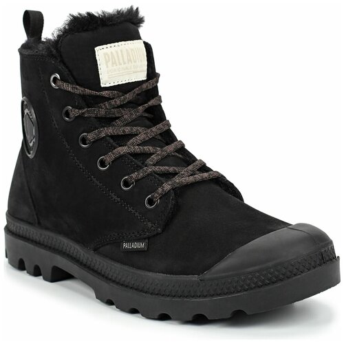 Ботинки женские Palladium Pampa Hi Zip Wl 95982-010 кожаные зимние черные (37)