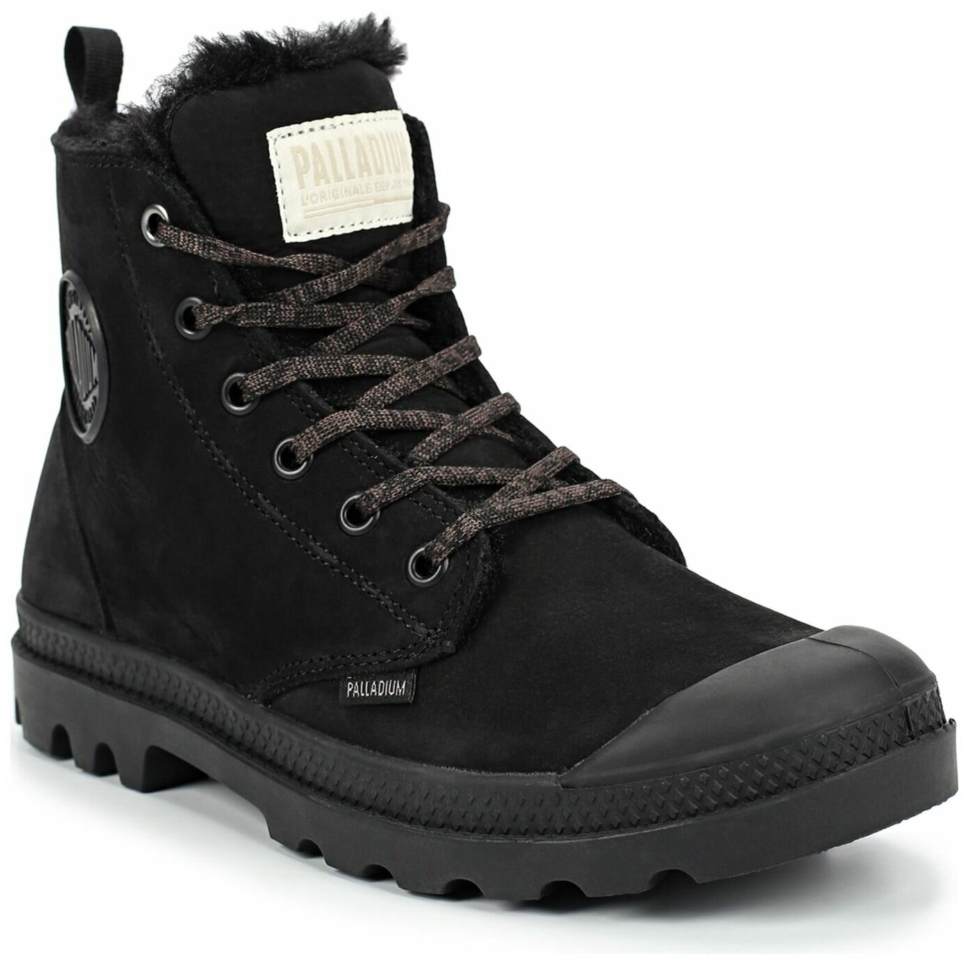 Ботинки женские Palladium Pampa Hi Zip Wl 95982-010 кожаные зимние черные 