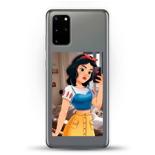 фото Силиконовый чехол белоснежка на samsung galaxy s20+ andy & paul