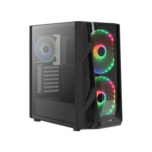 Корпус компьютерный AeroCool NightHawk Duo V1 чёрный 911400₽