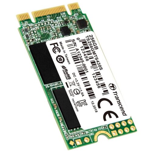 Внутренний SSD Transcend 256GB 430S, SATA-III R/W - 500/560 MB/s, (M.2), 2242, 3D NAND