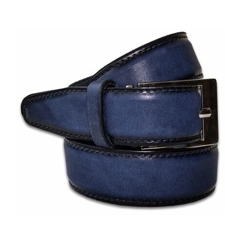 фото Ремень tsarevich, размер 90, синий