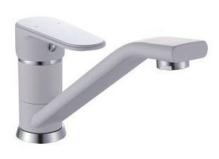 Смеситель BACH для кухни D35мм под гайку 87448117W хром-белый