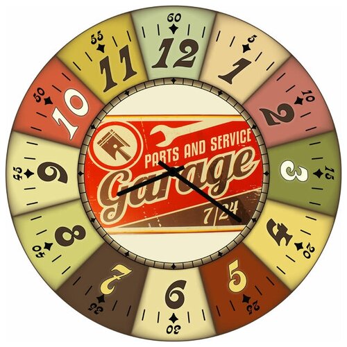 фото Svs настенные часы svs 4002387 garage parts and service