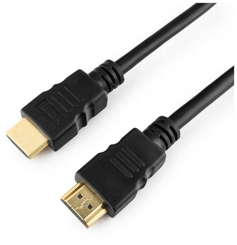 Кабель HDMI Gembird/Cablexpert CC-HDMI4-6 (1.8м, v2.0, 19M/19M, черный, позол. разъемы, экран, пакет) (CC-HDMI4-6)