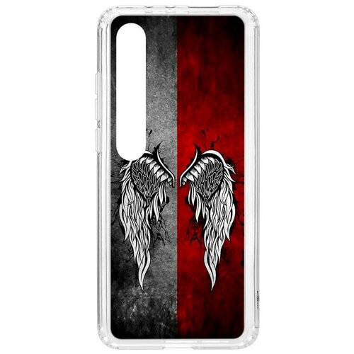 фото Чехол на xiaomi mi 10 / mi 10 pro kruche print крылья / чехол для xiaomi / чехол с рисунком / чехол с принтом / чехол для ксяоми / чехол для хаоми / бампер на сяоми / чехол накладка для ксяоми / противоударная накладка для xiaomi redmi mi / защита для redmi / защита на mi / cиликоновый чехол для xiaomi redmi / пластиковый чехол на ксиаоми / защитный чехол для хаоми / чехольчик / защита телефона / ударопрочный чехол кruче