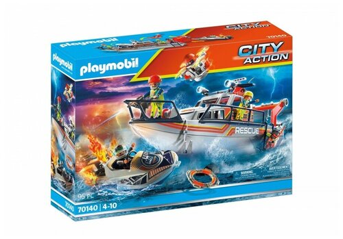 Конструктор Playmobil «Пожарно-спасательные работы» PM70140