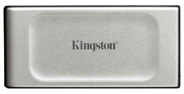 External SSD Kingston 500Gb XS2000 Series (USB3.2 Gen2 х2, Type-C, up to 2000/2000Mbs, 3D TLC, IP55, 70х33х14mm, 29g)