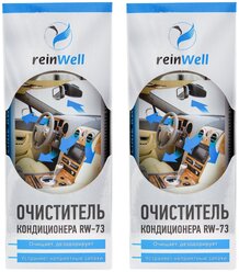 Очиститель кондиционера автомобиля (шашка для кондиционера) REINWELL RW-73 150 мл, комплект 2 шт. 3272(2)