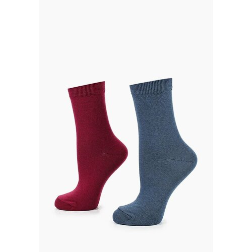 фото Носки big bang socks разнопарные, однотонные, размер 40-44, бордовый, синий