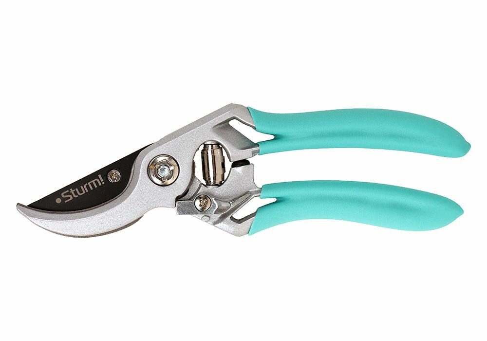 фото Секатор ручной 205 мм, верхнее лезвие SK5 с тефлоновым покрытием Sturm! 3012-04-25