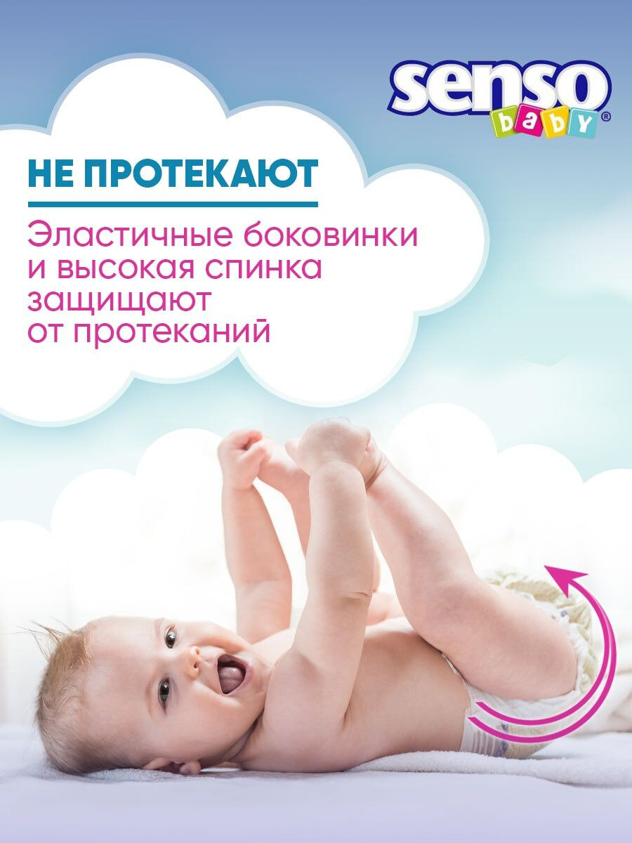 Подгузники Senso Baby Maxi 4 (7-18 кг), 66 шт. - фото №11
