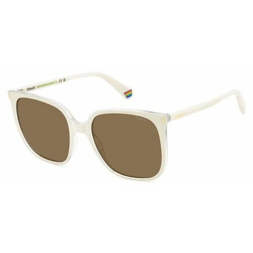 Солнцезащитные очки Polaroid, белый polaroid pld 4125 g s vk6 солнцезащитные очки vk6