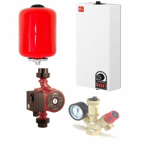 Комплект котла стэн Стандарт 9 котел 9 квт расширительный бак 12 л группа безопасности TIM JH1024-3std3 насос 256-180 22000₽