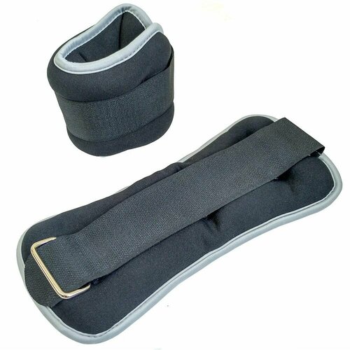 Утяжелители для ног и рук детские для художественной гимнастики тренировочный комплект грузов для фитнеса спорта бега браслет с отягощением для тренировок дома кросстренинга набор 2 шт по 2 кг 1554₽