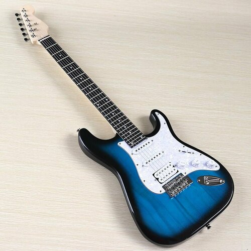 Электрогитара шестиструнная Leo Jaymz DJT-1038-BL черно-синяя, электрическая гитара стационарные цапы auralic leo gx 1 bl