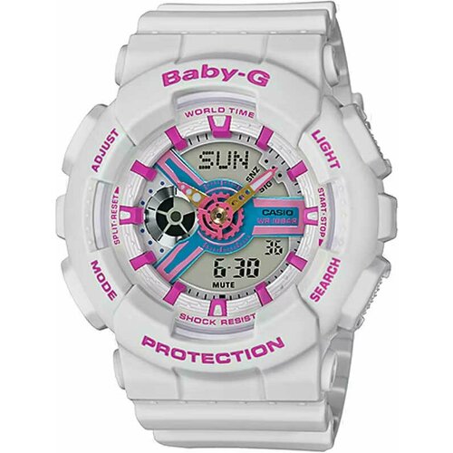 Наручные часы CASIO Baby-G BA-110NR-8A, белый наручные часы casio ba 130pm 4aer
