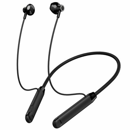 Наушники PERO BE02 SPORTLIFE беспроводные BT 51 микрофон 150 мАч до 14 часов черные 2308₽