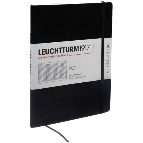 Leuchtturm 362870 Блокнот leuchtturm composition b5 80 гм2 123 стр в клетку мягкая обложка черный 3569₽