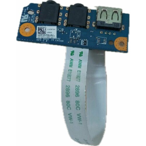 Плата USB для ноутбука ASUS K55 / K55DE-AUD BOARD REV: 2.0