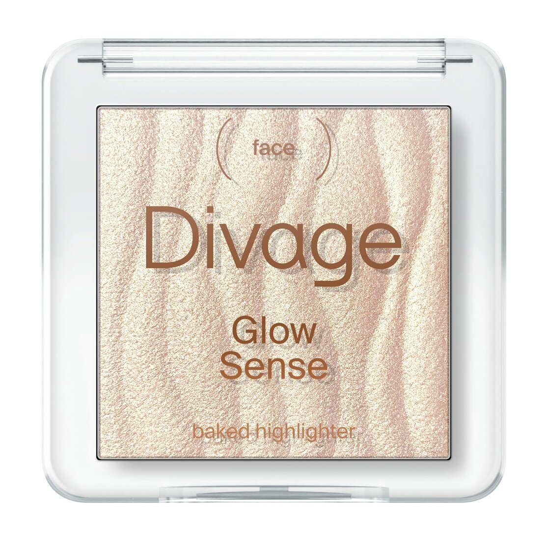 Запеченный хайлайтер для лица Divage Glow Sense Baked Highlighter