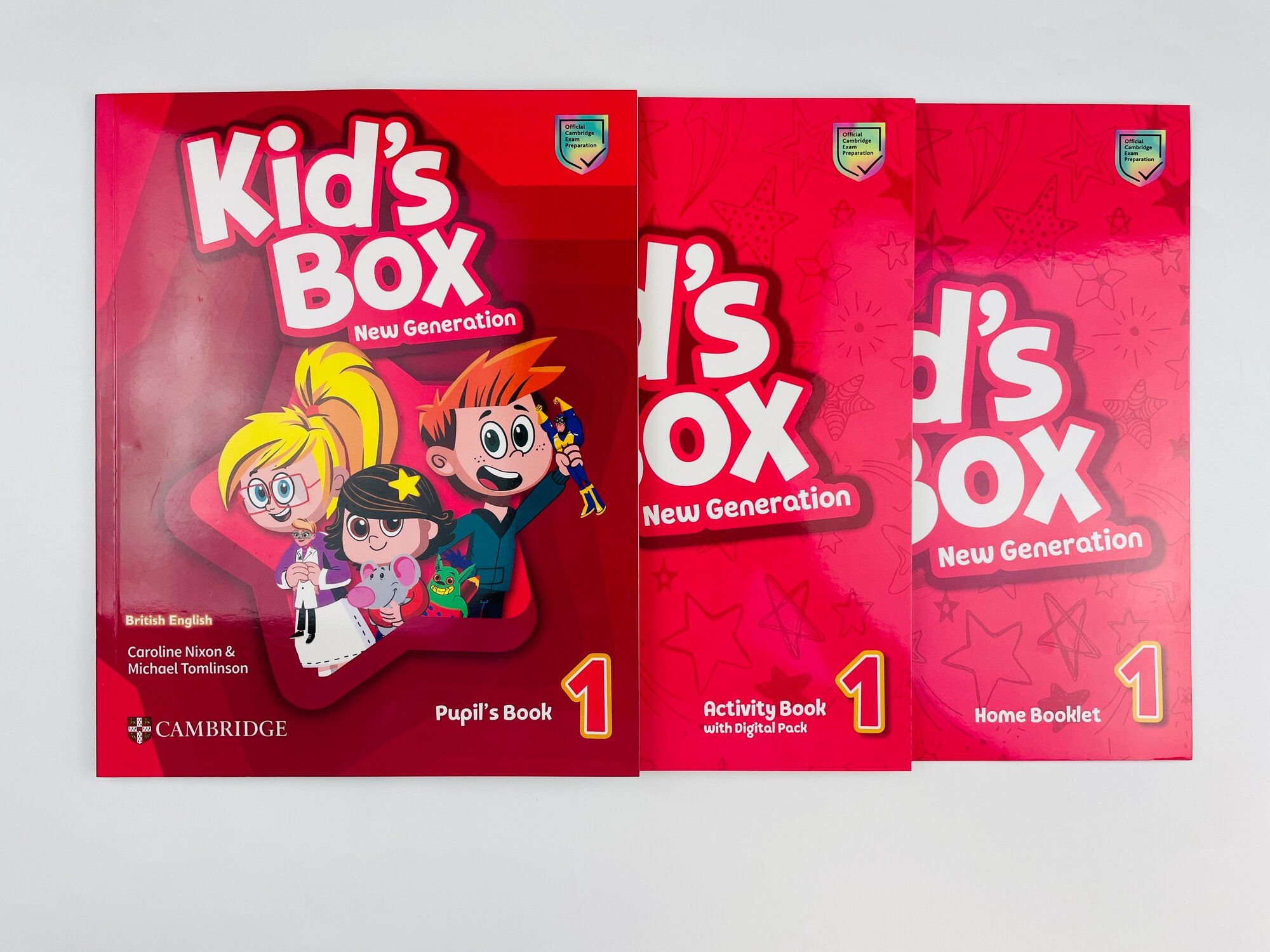 Kid's Box New Generation 1 Полный комплект Pipil's Book + Activity Book + Home Booklet + CD