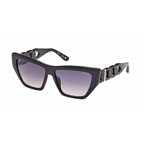 Солнцезащитные очки GUESS, черный gunnar circ eni 00111 черный