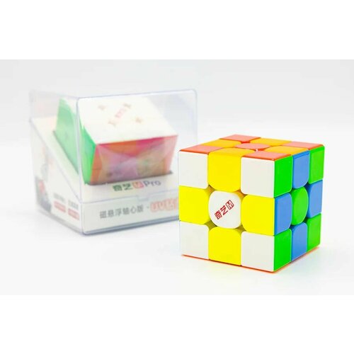 фото Кубик рубика магнитный qiyi (mofangge) m pro 3x3x3 ball-core uv coated, color qiyi mofangge