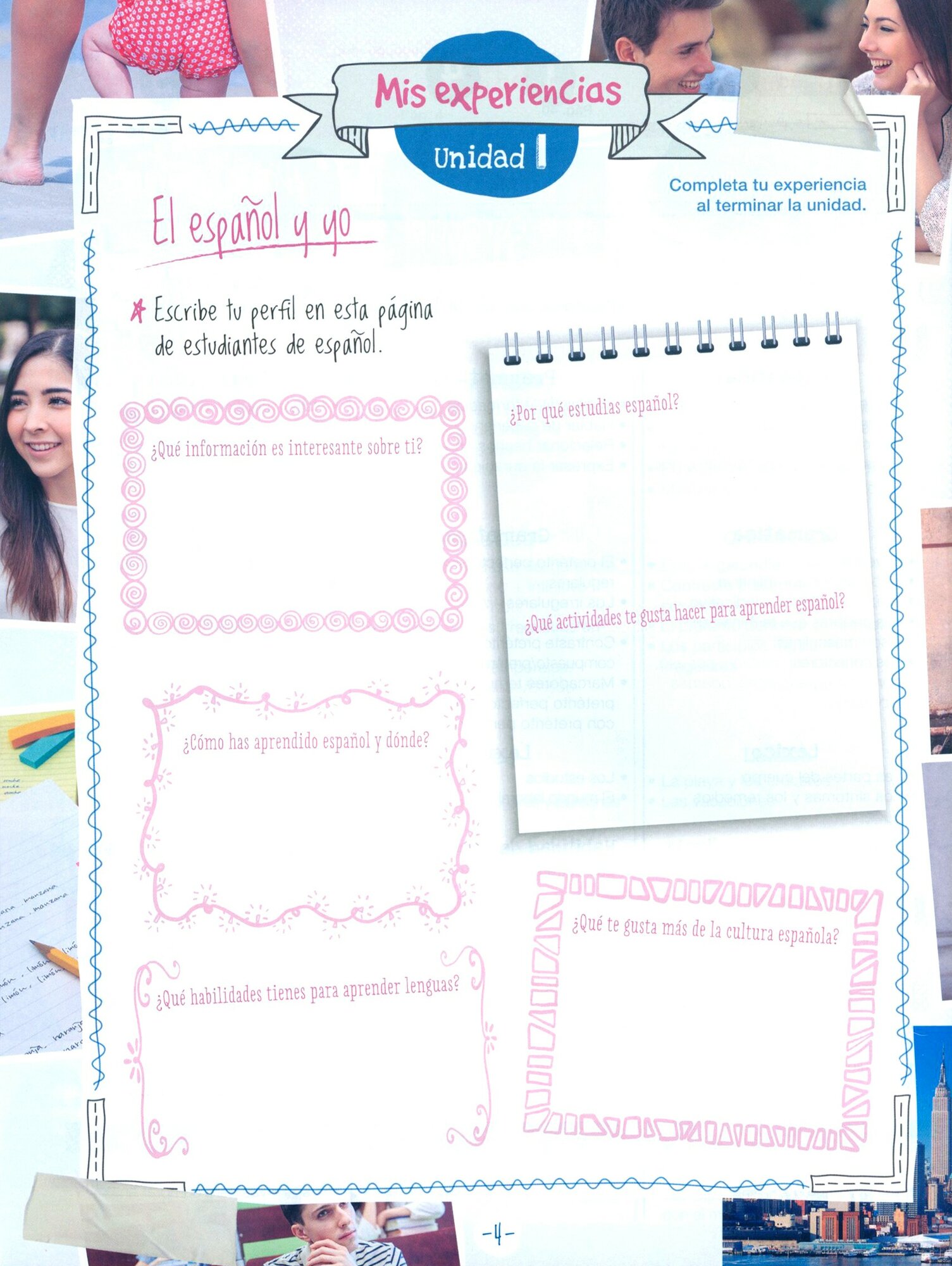 Experiencias 4. A2. Libro del alumno - фото №6