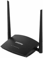 Wi-Fi роутер Digma DWR-N301 (черный)