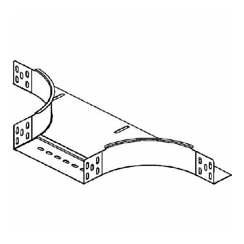 Тройник для кабельного лотка (сплошная стена) RTA 60.200 – Niedax – 4013339227006