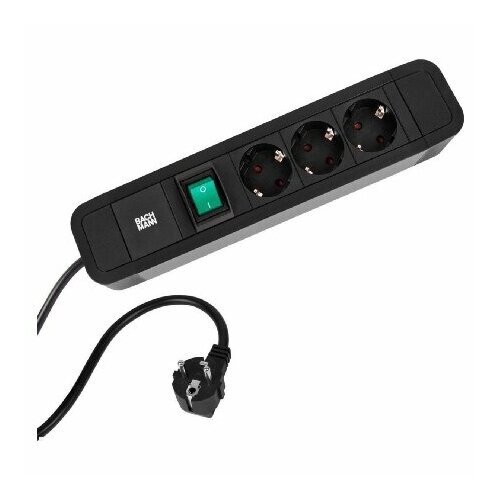 Блок розеток черный 350006 Bachmann 4057298095955 22524₽