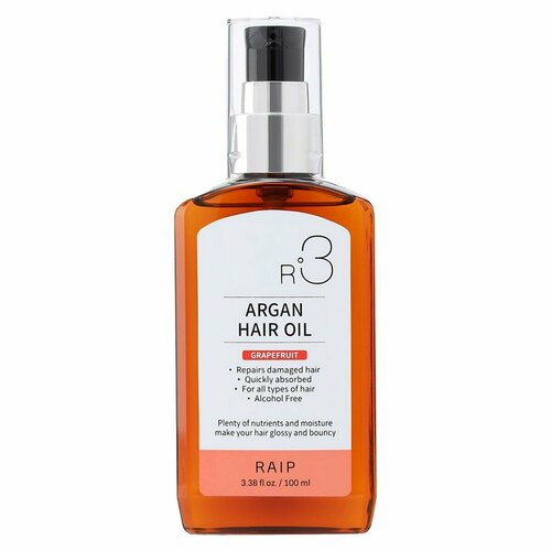 Аргановое масло для волос Raip R3 Argan Hair Oil Grapefruit 100 мл 885₽