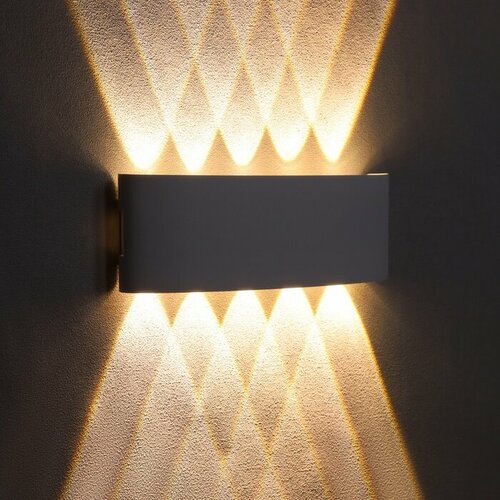 Светильник фасадный Полусфера FSD-099 10 Вт 3000К 5 лучей IP65 220 В металл белый 100854 1802₽