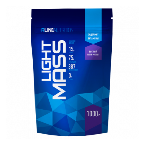 RLine LIGHT MASS 1000 g (Пина колада) гейнер rline light mass дойпак 3000 г малина