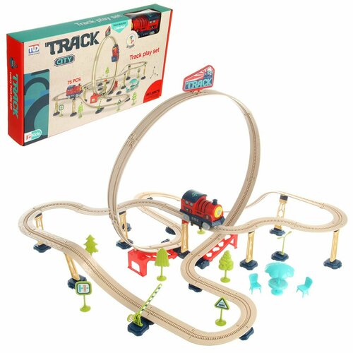 Трек игрушечный с паровозиком Veld Co Железная дорога 1363₽
