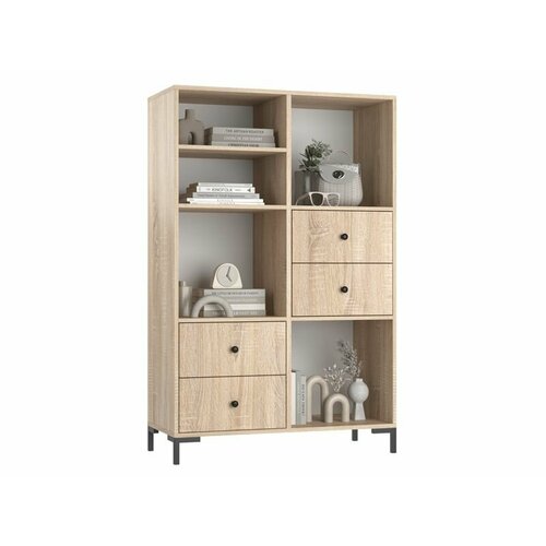 Стеллаж с полками и ящиками Пронто 90х140х40 Дуб сонома 29870₽