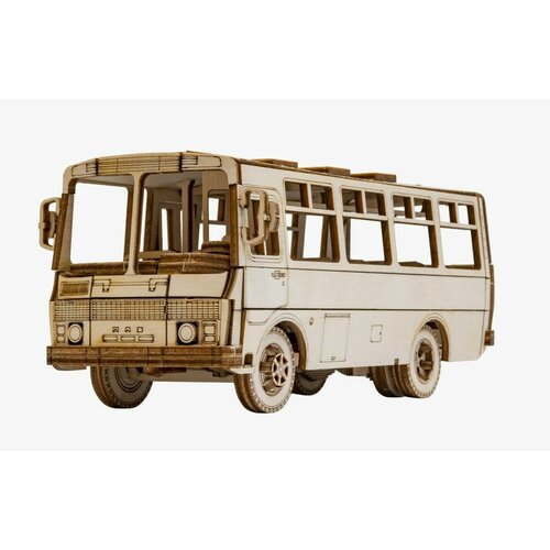 Baumi Сборная модель автомобиля ПАЗ-3205 Автобус из дерева , 1/35 автобусы семейства паз 3205 паз 4234 с каталогом деталей и сборочных единиц