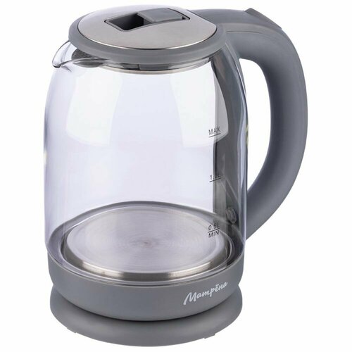 Чайник матрёна MA-154 электрический 18 л стекло серый 118000₽