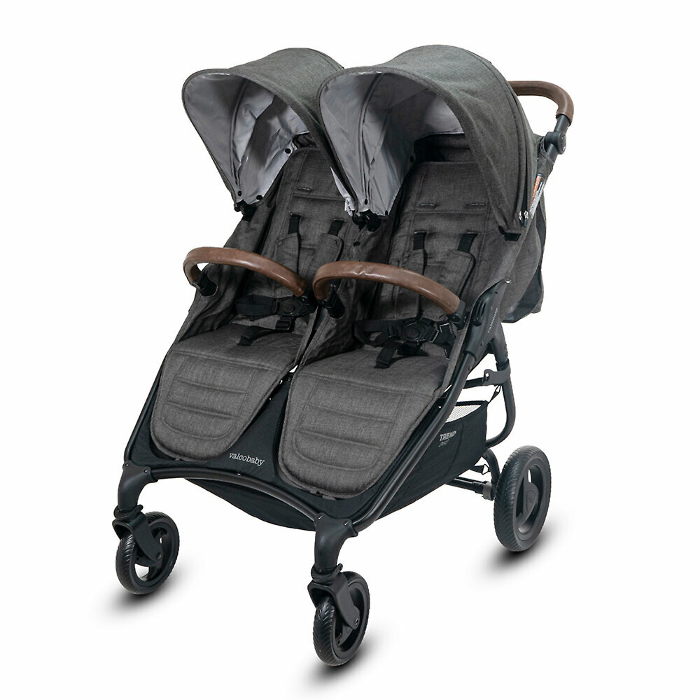 Прогулочная коляска для двойни Valco Baby Snap Duo Trend, цвет Charcoal