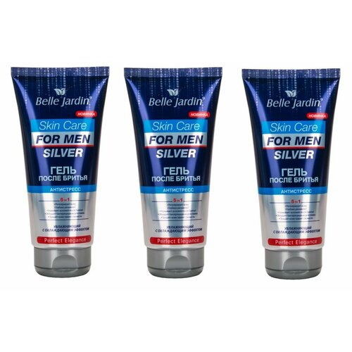 Belle Jardin Гель после бритья Care for men Perfect elegance 5 в 1 антистресс 100 мл 3 шт 861₽