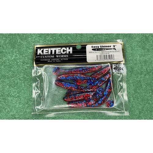 Виброхвост KEITECH Easy Shiner 3 силиконовая приманка keitech easy shiner 4 ea08t bubblegum shiner