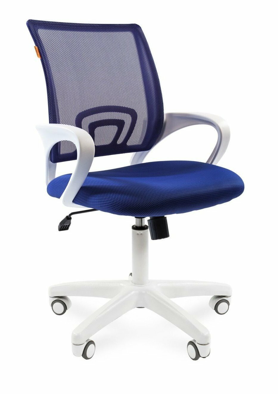 Кресло Chairman 696 белый пластик TW-10/TW-05 синий