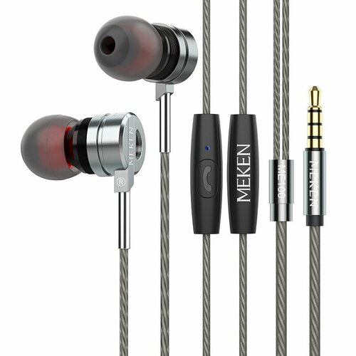 Проводные металлические наушники с микрофоном Somic Tone для телефона 57500₽