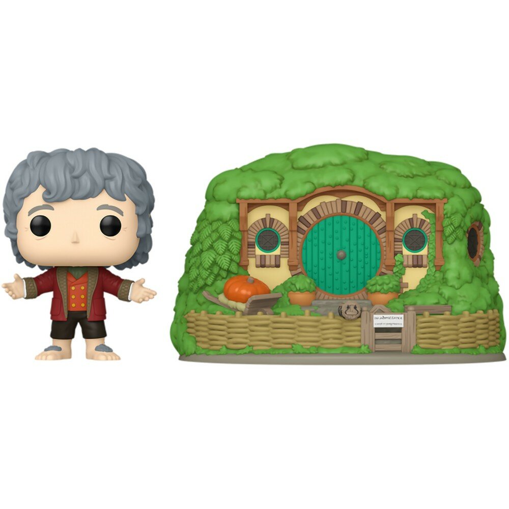 Набор фигурок Funko POP! Town The Lord of the Rings Bilbo Baggins with Bag-End 80835