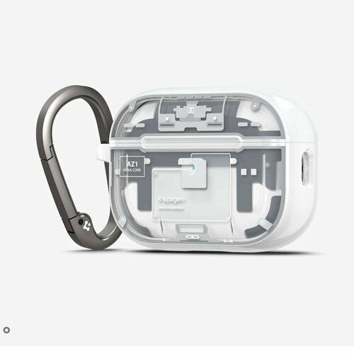 Чехол для AirPods Pro 2 Spigen Ultra Hybrid Zero белый полупрозрачный