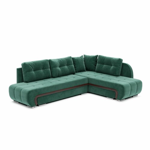 Диван-кровать угловой (правый) большой Тет-а-тет 2, габариты 295х215 см, спальное место 160х200 см, независимые пружины