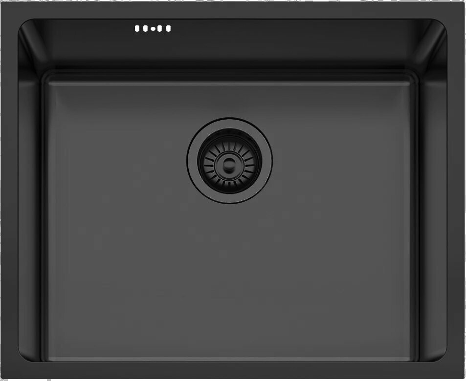 Кухонная мойка Steel Kitchen Style из нержавеющей стали цвет графит сварная высокопрочная 48х44 см полный комплект