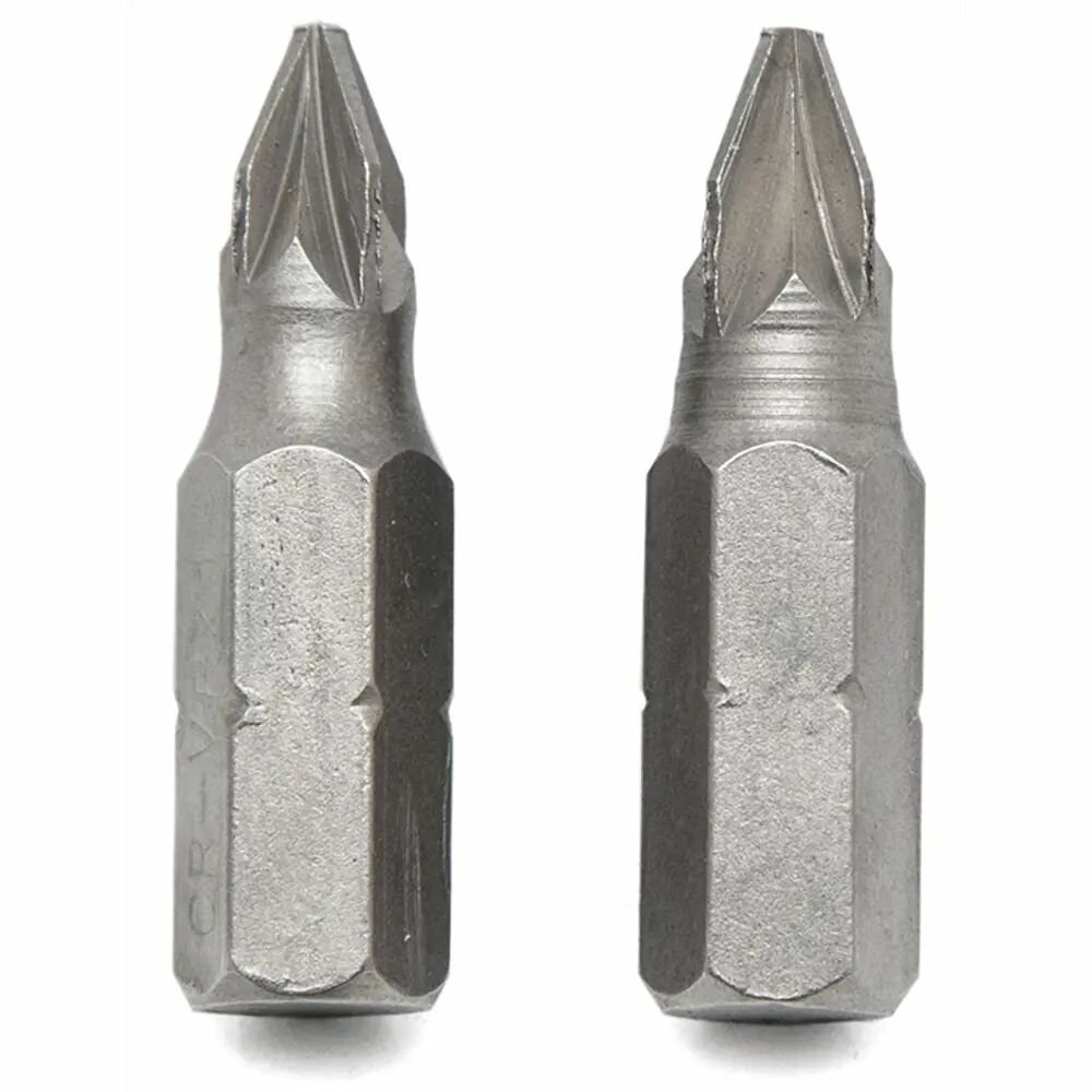 Бита крестовая магнитная PZ1x25 мм 2 шт.