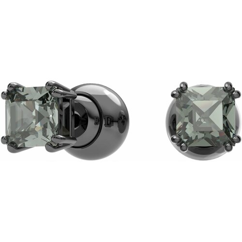 Серьги пусеты SWAROVSKI серый 14190₽
